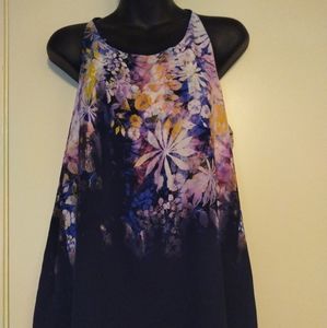 Blouse Zac Rachel Size LG and color Blu and pink